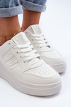 Women's White Sports Sneakers Frutesa