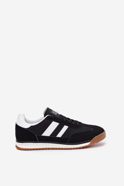 Męskie Sneakersy Buty Sportowe Czarne Sivara