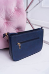 Ladies Handbag Over the Shoulder Navy Gold Letter V
