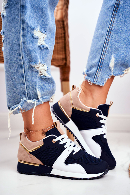 Women’s Sport Shoes Navy Gold Elements Clementine