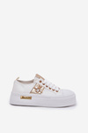 Women's Platform Sneakers With Decorative Detail White Annisae
