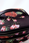 Large Cosmetic Case Flowers NOBO L0020-CM05 Brown