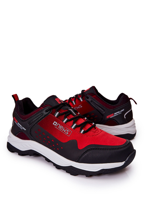 Men's Tiered Sports Shoes Red Grenberd