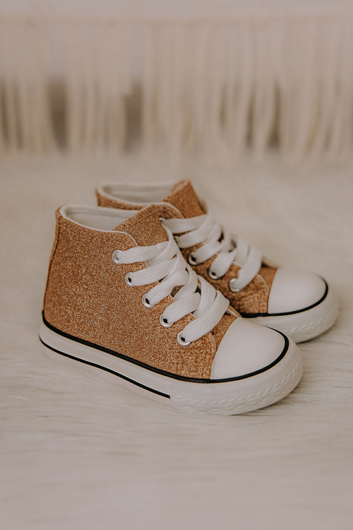 Children's High Sneakers Rose Gold Catrina