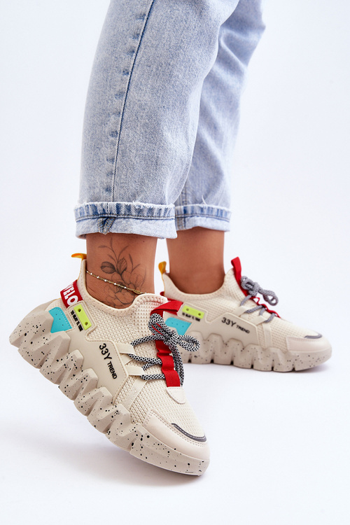 Slip-on Trendy Sneakers Beige Evolution