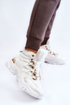 Women's Insulated Sports Boots Lace-Up Trappers White Bastini