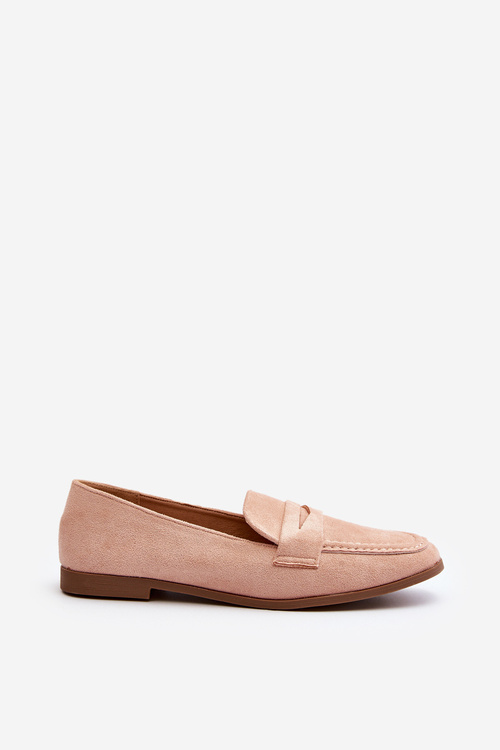 Women's Classic Moccasins Pink Olevin