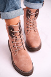 Women's Insulated Workers Boots Pink Timber