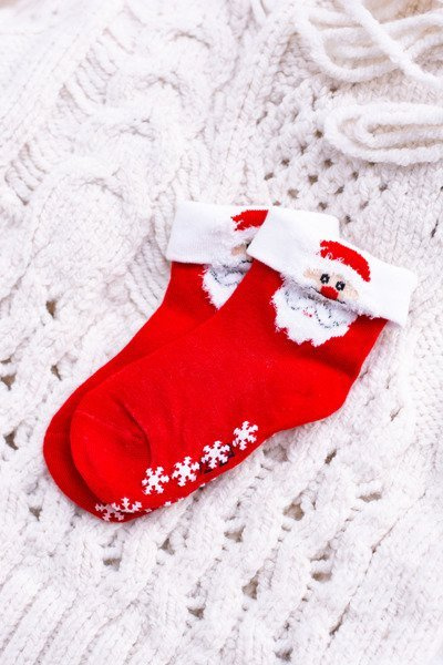 Infant Children's Christmas Anti-Slip Socks With Santa Claus