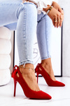 Women’s Stilettos Suede Red Leven