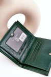 Women's Dark Green Eco Leather Wallet Cudea