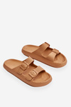 Women's Light Foam Slides Brown Cleve