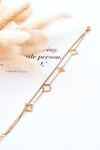 Double Chain Bracelet Gold Marielle