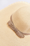 Women's Frill Hat Beige 