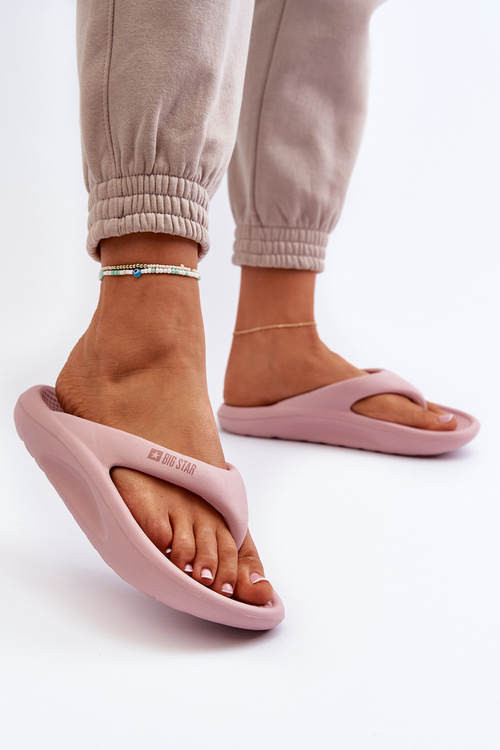 Women's Foam Flip-Flops Big Star NN274A650 Pink