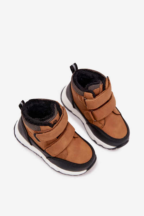 Buty Zimowe Dla Chłopców Na Rzep Ocieplane Camel Nolivine