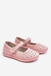 Children's Openwork Ballerinas Pink Lenna