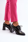 Women's Black Patent Leather Pumps Nelione