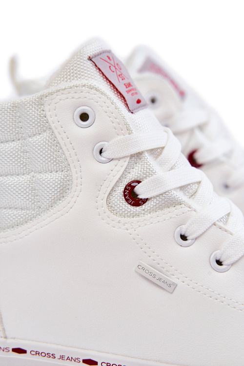Men's Sneakers High Insulated Cross Jeans KK1R4056C White