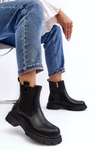 Women's black zip-up ankle boots Ramhel