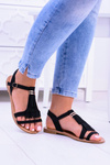 Women's Elegant Flat Sandals Memi Black