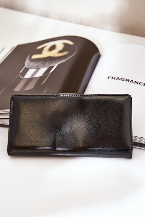Women's Wallet Made Of Eco Leather Black Kalinessa