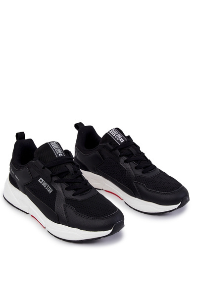 Sportowe Buty Sneakersy Męskie Czarne Big Star JJ174401