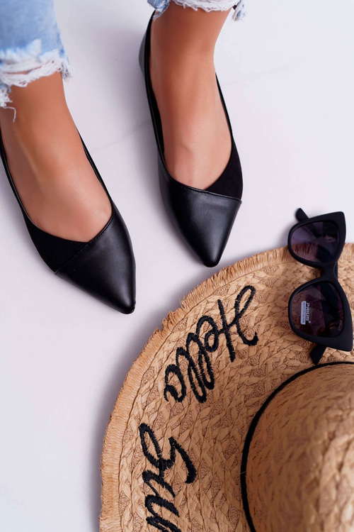 Women's Ballerinas Black Tergo