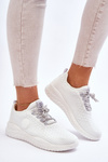 Buty Sportowe Memory Foam Big Star Białe HH274296 