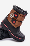 Children's Snow Boots With Velcro Lee Cooper LCJ-24-44-2864K Camel